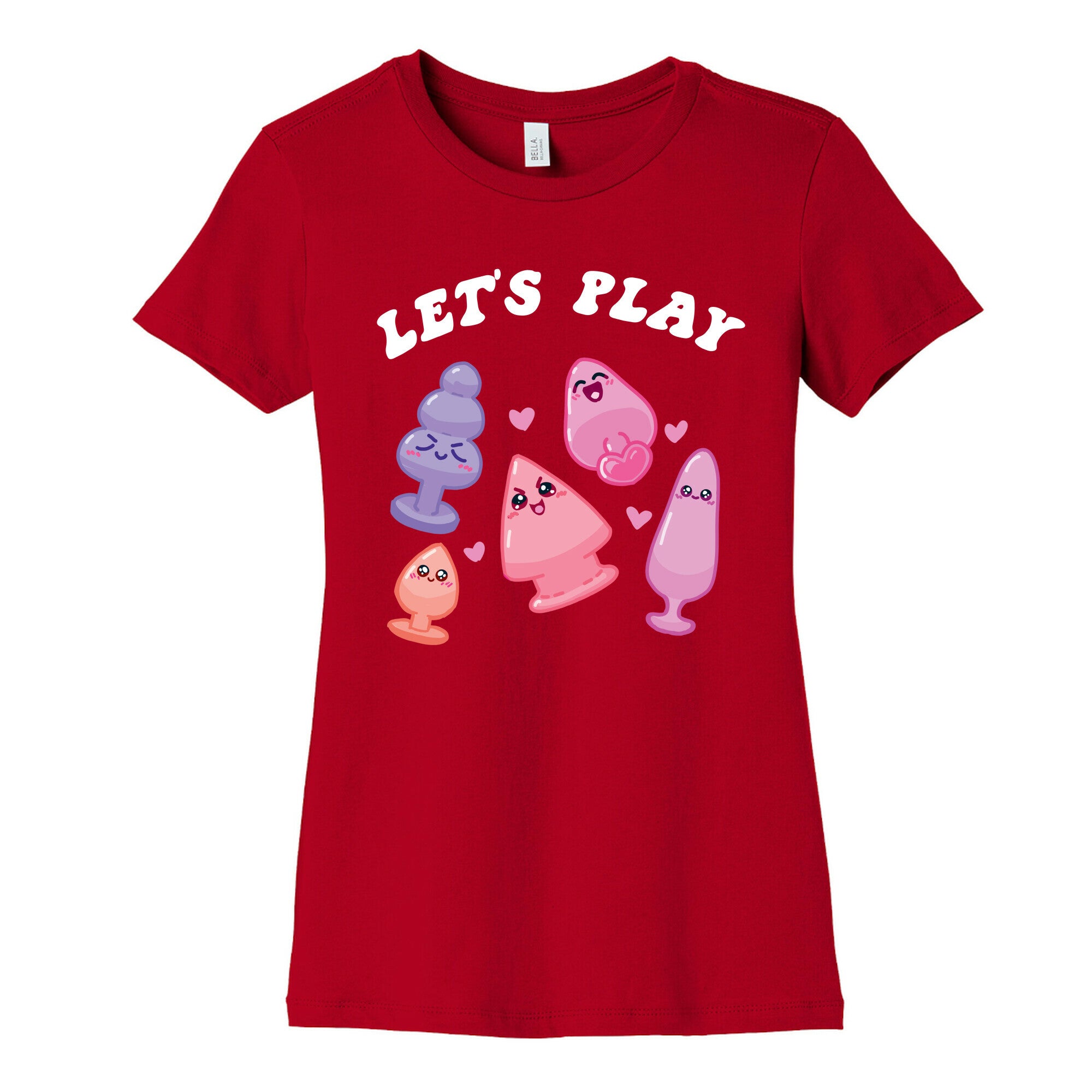 Let's Play (Kawaii Plugs) Women's Cotton Tee